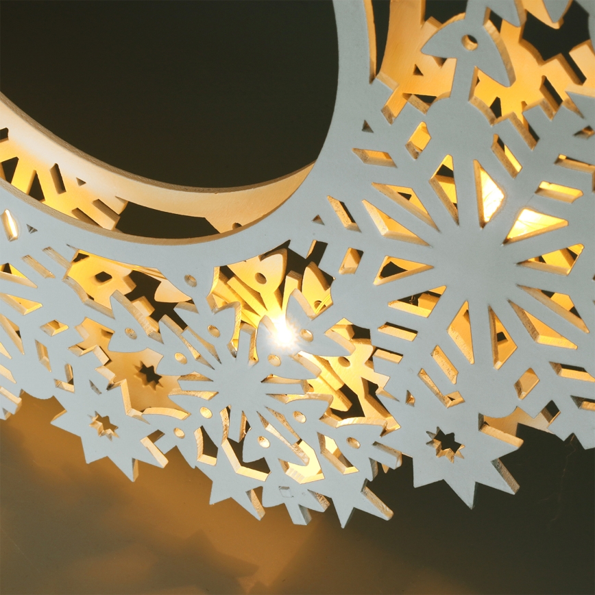 Brilagi - LED božićna dekoracija LED/2xAA venac 30 cm