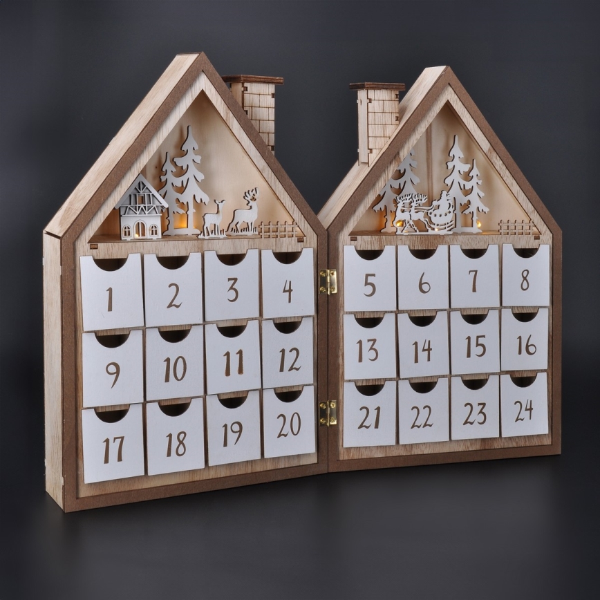 Brilagi - LED božićna dekoracija LED/2xAAA adventski kalendar
