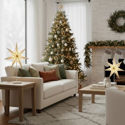 Brilagi - LED božićna dekoracija LED/3xAA 66x40 cm zvezda