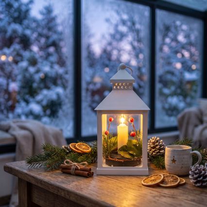 BRILAGI - LED božićna dekoracija LED/3xAAA bela lanterna