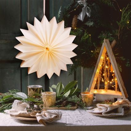 Brilagi - LED božićna dekoracija, pahulja 32 cm, napajanje 2xAA