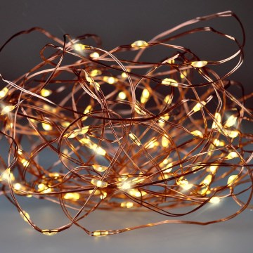 BRILAGI - LED Božićni lanac 100xLED/3xAA 10m topla bela