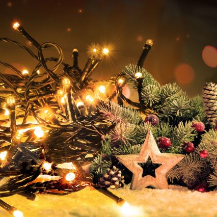 Brilagi - LED božićni spoljni niz 700 LED, 8 funkcija, 75 m, IP44, topla bela