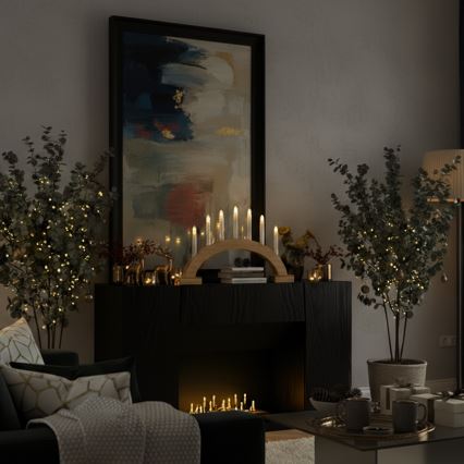 Brilagi - LED Božićni svećnjak 7xLED/2xAA 28x45 cm