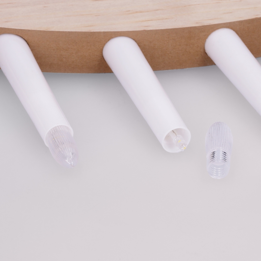 BRILAGI - LED božićni svećnjak 7xLED/2xAA bež/bela