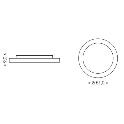 BRILAGI - LED Dečije stropno svetlo ASTRO LED/60W/230V 3000/4500/6000K prečnika 51 cm