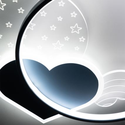 Brilagi - LED dečije plafonsko svetlo LOVE LED/48W/230V 3000/4500/6000K plavo