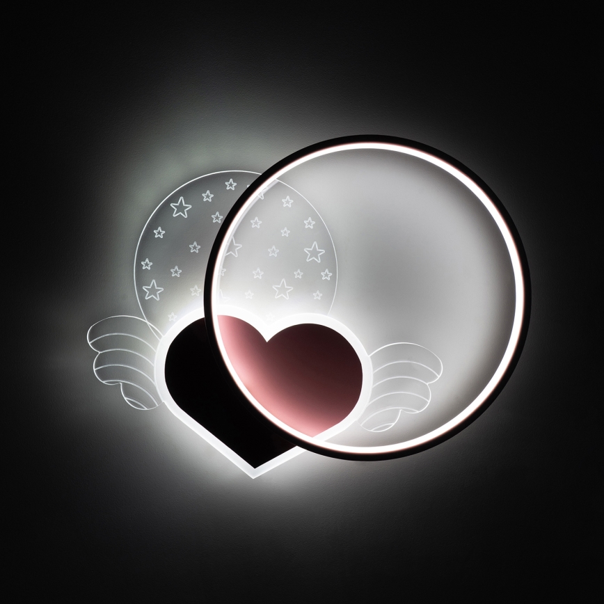 Brilagi - LED dečije plafonsko svetlo LOVE LED/48W/230V 3000/4500/6000K ružičasta