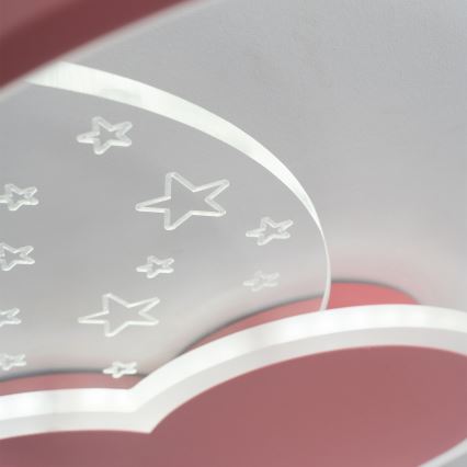 Brilagi - LED dečije plafonsko svetlo LOVE LED/48W/230V 3000/4500/6000K ružičasta