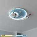 Brilagi -LED Dečije plafonsko svetlo STARSHIP LED/64W/230V 3000/4500K plavo