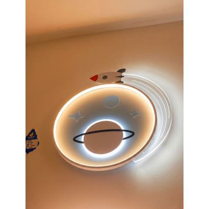 Brilagi -LED Dečije plafonsko svetlo STARSHIP LED/64W/230V 3000/4500K plavo
