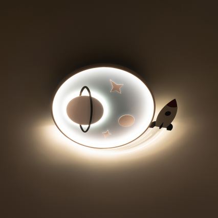 Brilagi -LED Dečije plafonsko svetlo STARSHIP LED/64W/230V 3000/4500K plavo