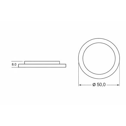 Brilagi - LED dečije plafonsko svetlo THUNDER LED/90W/230V 3000/4500/6000K prečnik 50 cm