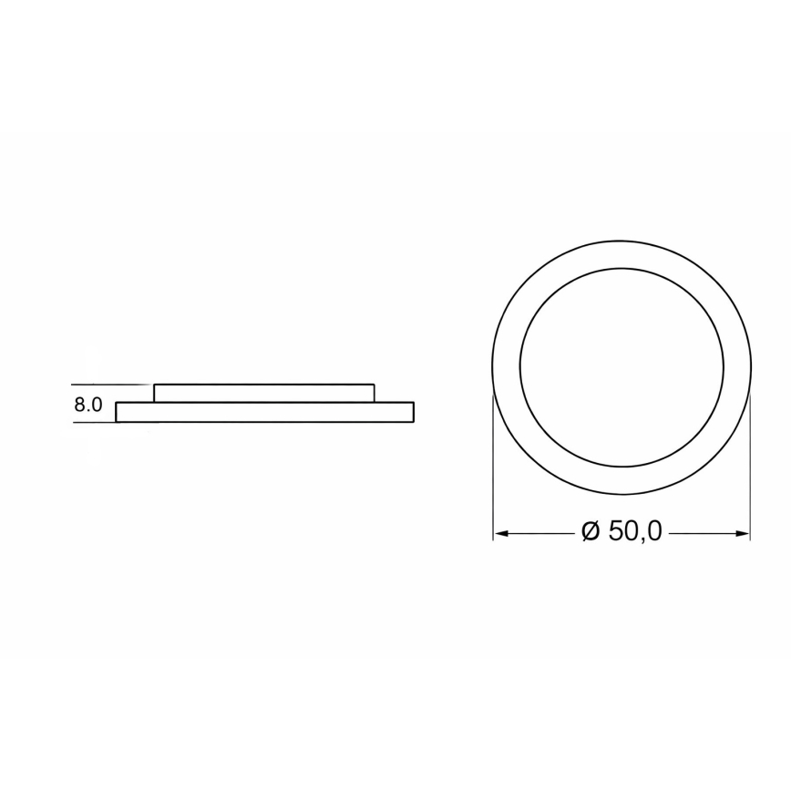 Brilagi - LED dečije plafonsko svetlo THUNDER LED/90W/230V 3000/4500/6000K prečnik 50 cm