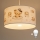 Brilagi - LED Dečiji luster na sajli BOBO 1xE27/10W/230V prečnik 35 cm bela/medvedići