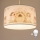 Brilagi - LED dečiji luster na sajli BOBO 1xE27/10W/230V prečnik 35 cm ružičasta/vile