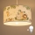 Brilagi - LED dečiji luster na sajli BOBO 1xE27/60W/230V prečnik 35 cm bela/džungla