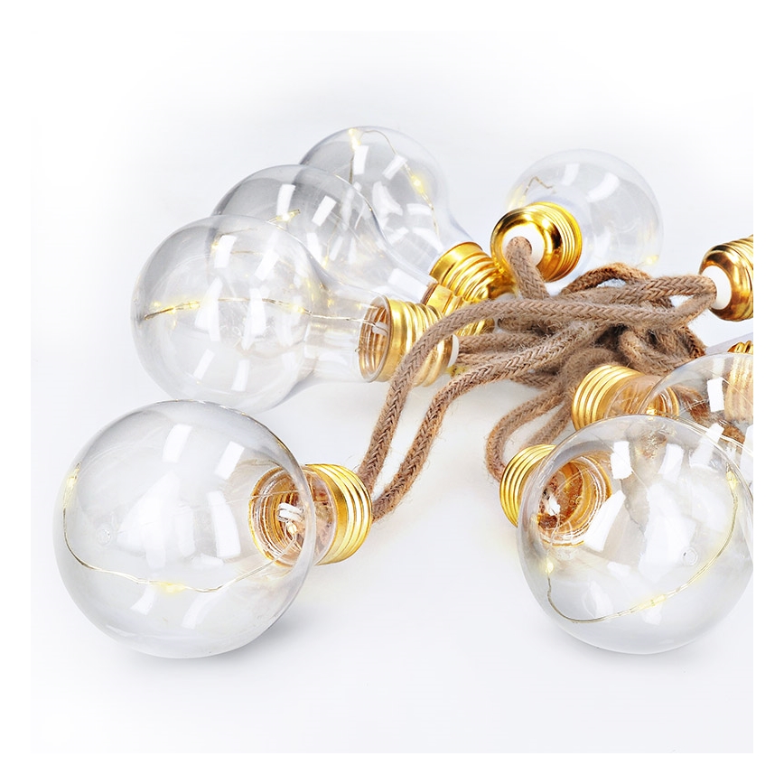 Brilagi - LED dekorativni niz 10xLED/3xAA 1,8m topla bela