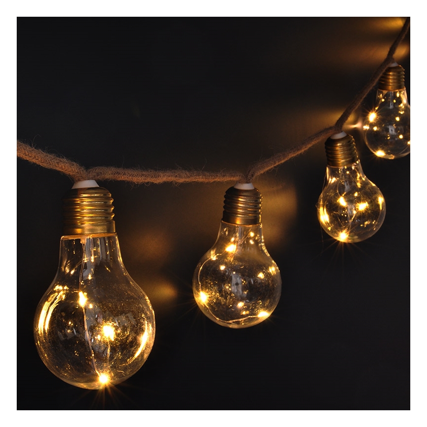Brilagi - LED dekorativni niz 10xLED/3xAA 1,8m topla bela