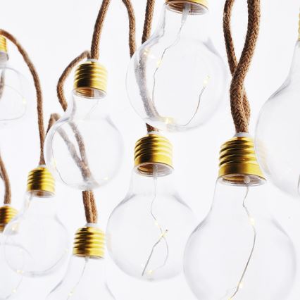 Brilagi - LED dekorativni niz 10xLED/3xAA 1,8m topla bela