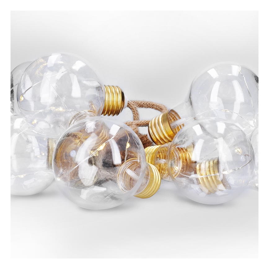 Brilagi - LED dekorativni niz 10xLED/3xAA 1,8m topla bela