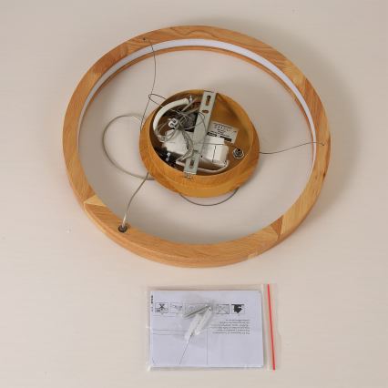 Brilagi - LED drveni luster na sajli UMEA WOOD LED/30W/230V Ø 40 cm