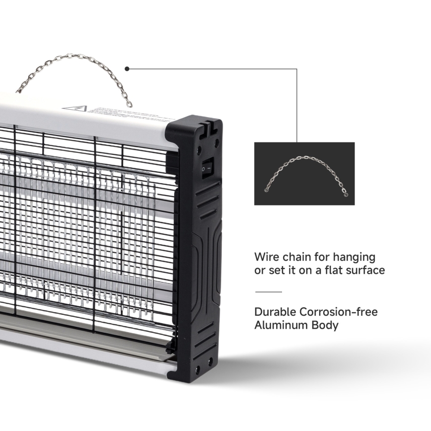 Brilagi - LED električni lapač insekata UV 2xLED/5W/230V 70 m2