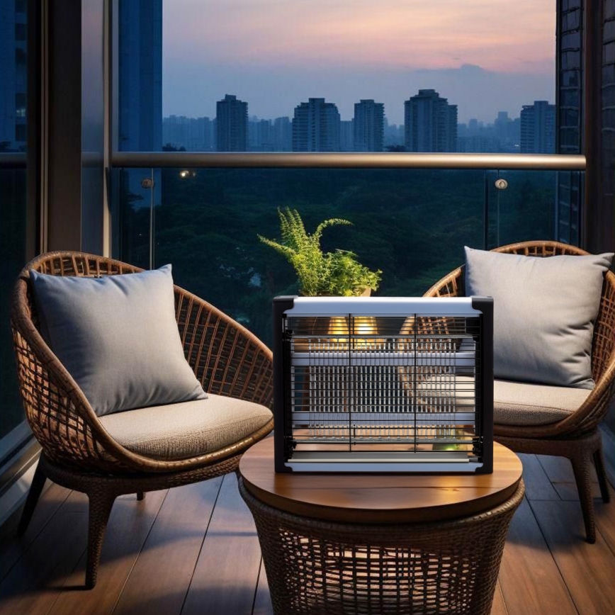 Brilagi - LED električni lapač insekata UV 2xLED/7,5W/230V 90 m2