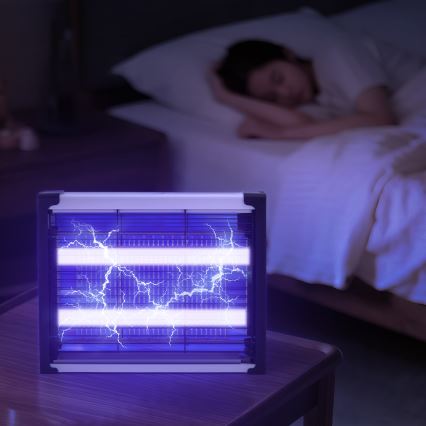 Brilagi - LED električni lapač insekata UV 2xLED/7,5W/230V 90 m2