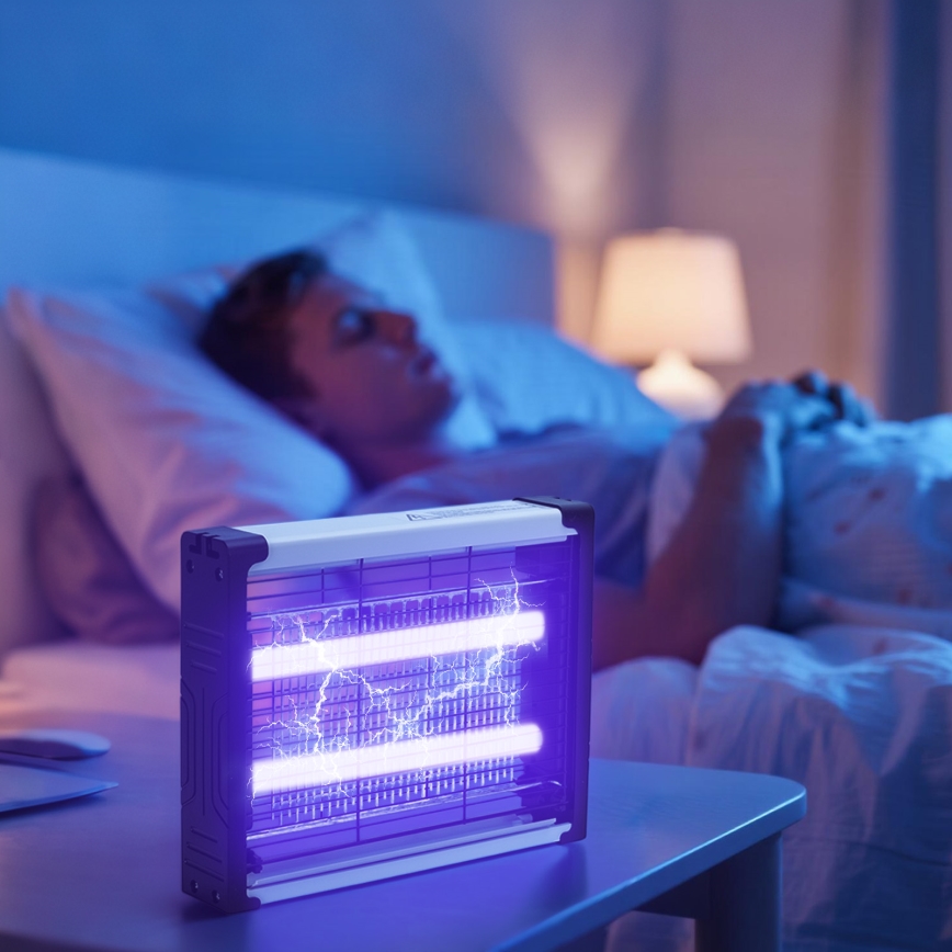 Brilagi - LED električni lapač insekata UV 2xLED/7,5W/230V 90 m2