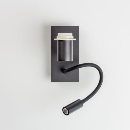 BRILAGI - LED dečija fleksibilna zidna lampa BOBO 1xE27/25W/230V + LED/3W crna/bela/zečići