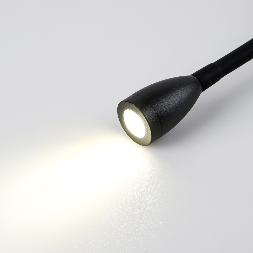 Brilagi - LED fleksibilna zidna lampa MAYA Double LED/4W/230V + LED/3W crna