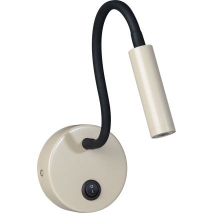 Brilagi - LED fleksibilna zidna lampa MAYA LED/3W/230V 4000K bež