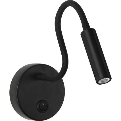 Brilagi - LED fleksibilna zidna lampa MAYA LED/3W/230V 4000K crna