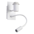Brilagi - LED fleksibilna zidna lampa NUBILA 1xE27/25W/230V + LED/3W bela