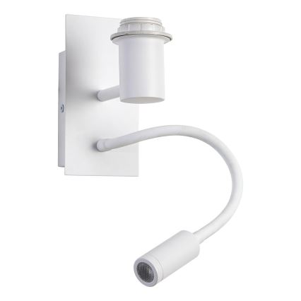 Brilagi - LED fleksibilna zidna lampa NUBILA 1xE27/25W/230V + LED/3W bela/žuta