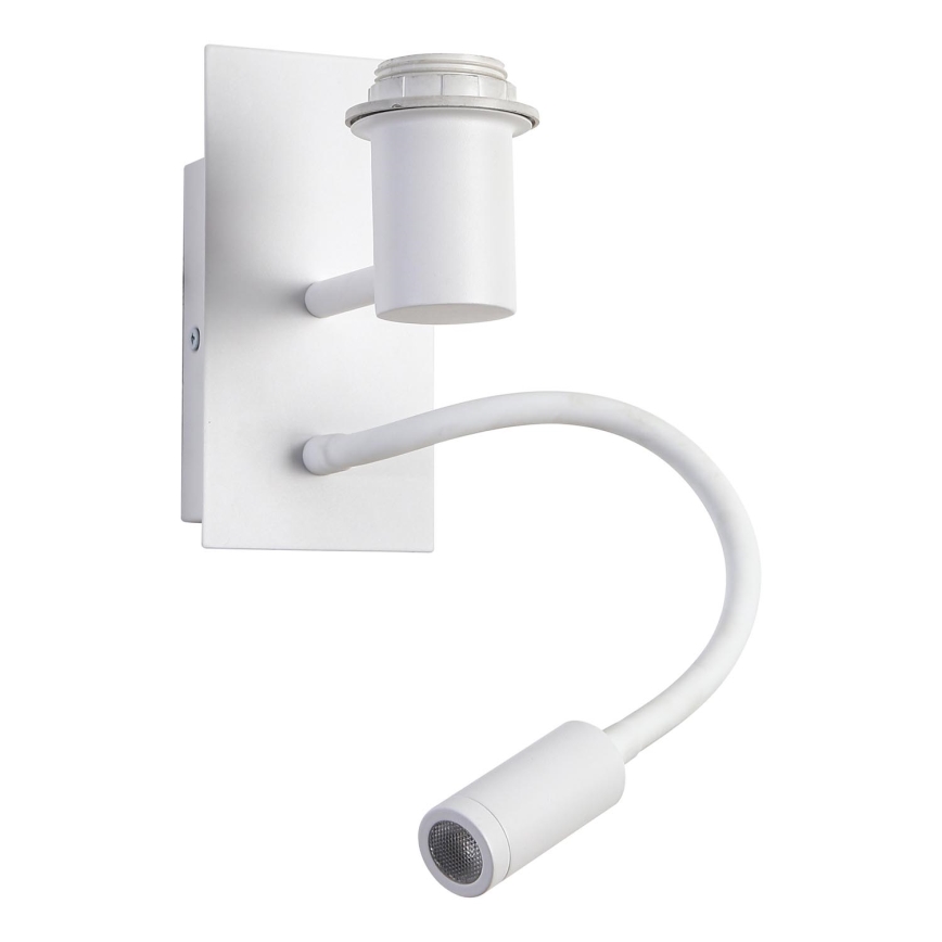 Brilagi - LED fleksibilna zidna lampa NUBILA 1xE27/25W/230V + LED/3W bela/žuta