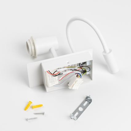Brilagi - LED fleksibilna zidna lampa NUBILA 1xE27/25W/230V + LED/3W bela/žuta