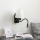 Brilagi - LED fleksibilna zidna lampa NUBILA 1xE27/25W/230V + LED/3W crna/bela
