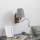 Brilagi - LED fleksibilna zidna lampa NUBILA 1xE27/25W/230V + LED/3W matni hrom/siva
