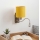 Brilagi - LED fleksibilna zidna lampa NUBILA 1xE27/25W/230V + LED/3W matni hrom/žuta