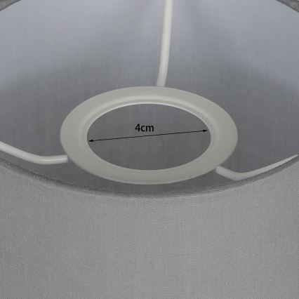 Brilagi - LED fleksibilna zidna lampa NUBILA 1xE27/25W/230V + LED/3W mesing/svetlo siva