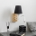 Brilagi - LED fleksibilna zidna lampa NUBILA WOOD 1xE27/25W/230V + LED/3W hrast/crna