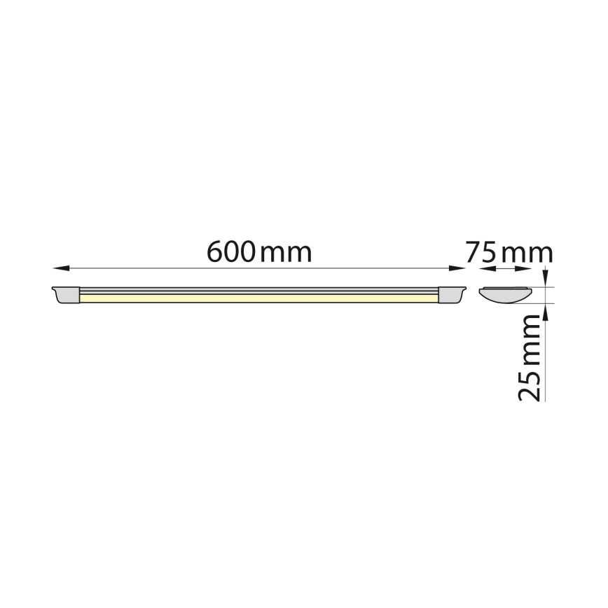 Brilagi - LED fluorescentna svetiljka AVERO LED/16W/230V 60 cm
