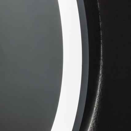 Brilagi - LED prigušiva kupatilsko grejano ogledalo sa pozadinskim osvetljenjem ALU PRO LED/18W/230V prečnik 60 cm 3000/4000/6500K IP44 mat hrom CRI 90