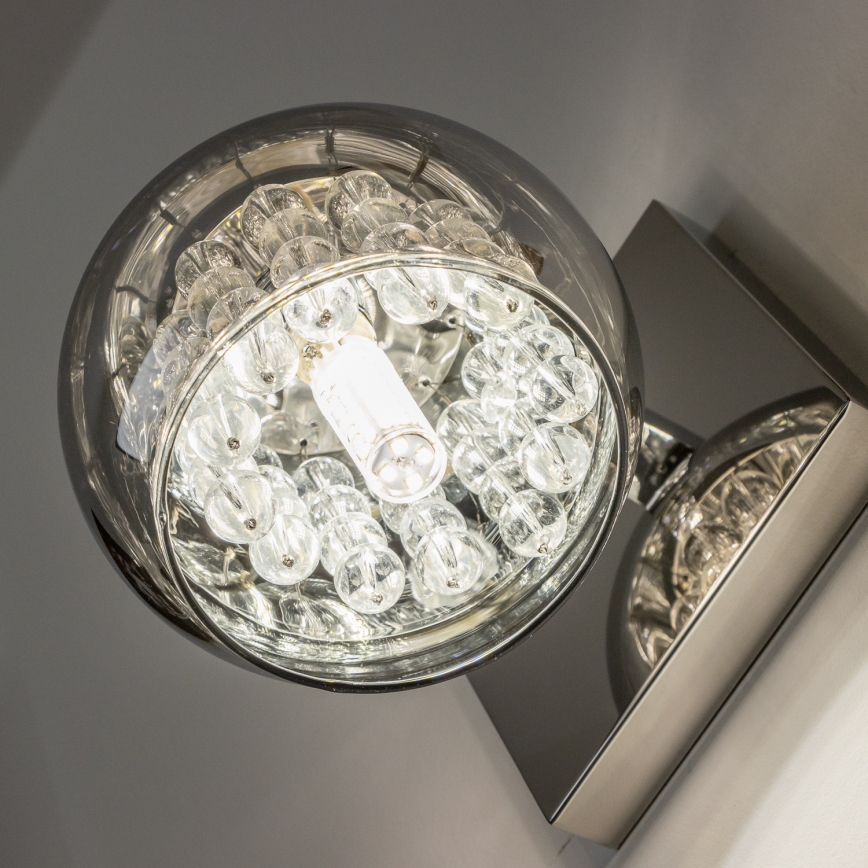 Brilagi - LED kristalna zidna svetiljka JEWEL 1xG9/42W/230V