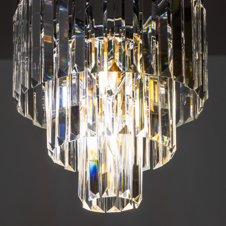 Brilagi - LED kristalni luster na lancu MOZART 4xE14/40W/230V sjajni hrom