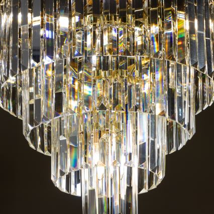 Brilagi - LED kristalni luster na lancu MOZART 5xE14/40W/230V zlatni