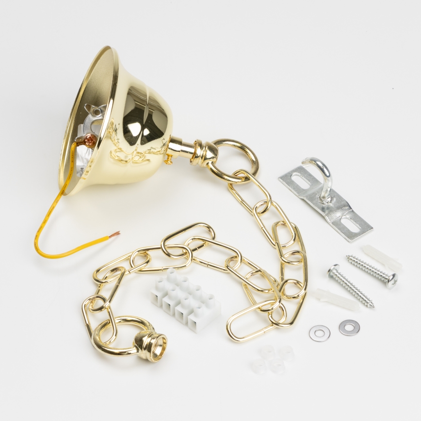 Brilagi - LED kristalni luster na lancu MOZART 5xE14/40W/230V zlatni