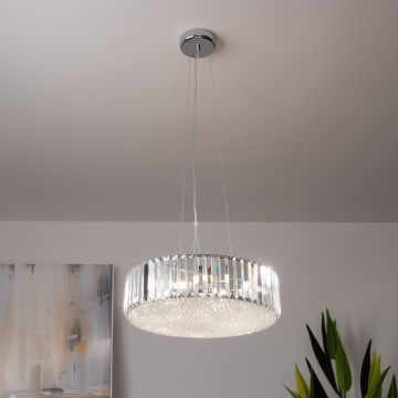 Brilagi - LED kristalni luster na sajli GLAMOUR 5xG9/42W/230V